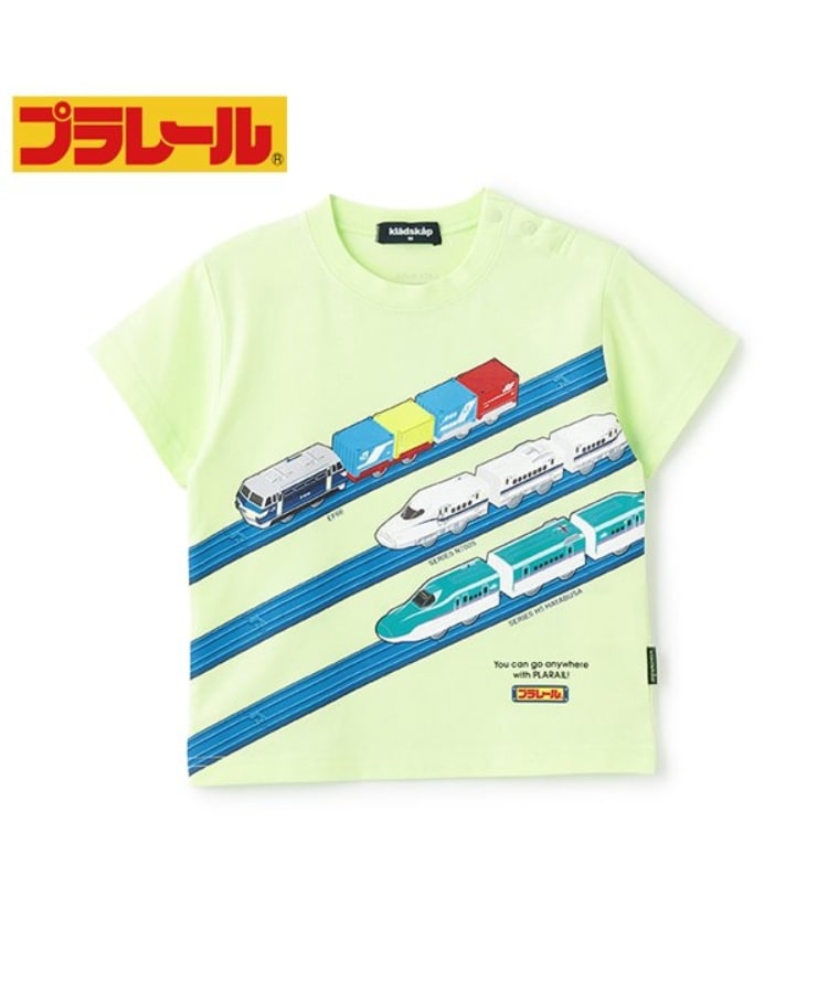 クレードスコープ(kladskap)の【プラレール】半袖Tシャツ ライトグリーン(120)