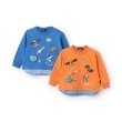 クレードスコープ(kladskap)の裾別布長袖Tシャツ【JAXA LABEL】10