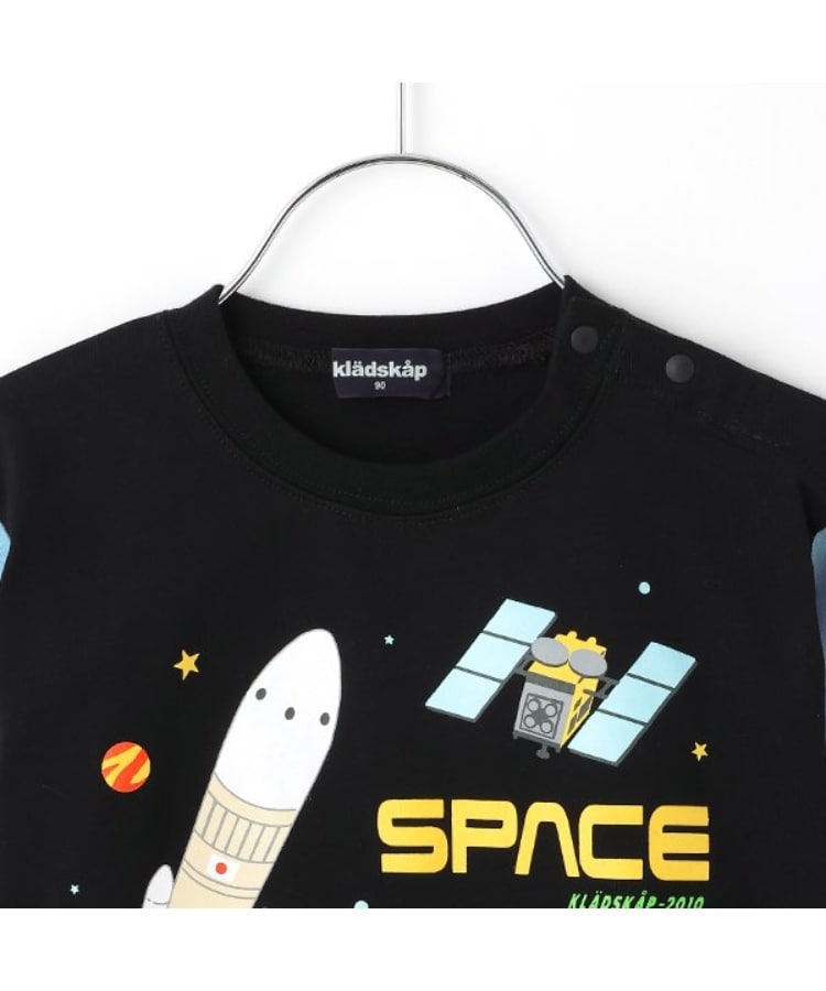 クレードスコープ(kladskap)の袖切替長袖Tシャツ【JAXA LABEL】2