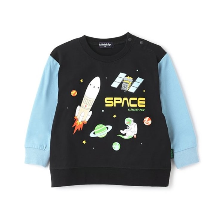 クレードスコープ(kladskap)の袖切替長袖Tシャツ【JAXA LABEL】 Ｔシャツ