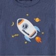 クレードスコープ(kladskap)のロケットアップリケ半袖カバーオール2