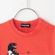 クレードスコープ(kladskap)の恐竜アップリケ長袖Tシャツ2