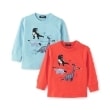 クレードスコープ(kladskap)の恐竜アップリケ長袖Tシャツ8