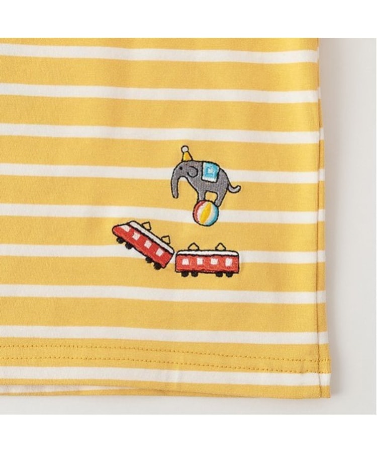 クレードスコープ(kladskap)のポケットからロボットボーダー長袖Tシャツ7