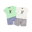 クレードスコープ(kladskap)のペンギンアップリケ半袖Tシャツセットアップ13