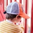 クレードスコープ(kladskap)のロゴ刺しゅうメッシュキャップ19