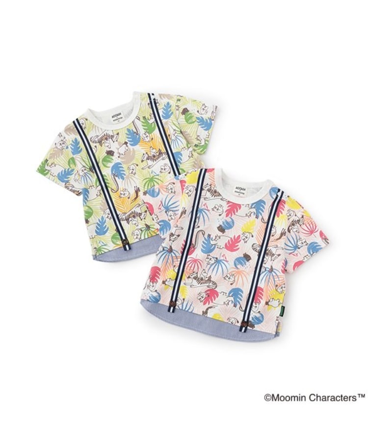 クレードスコープ(kladskap)のMOOMIN/ジャングル柄半袖Tシャツ6
