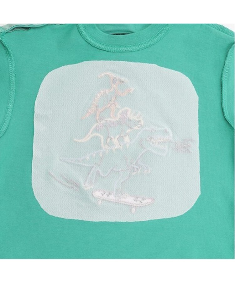 クレードスコープ(kladskap)のスケボーザウルス半袖Tシャツ4