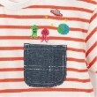 クレードスコープ(kladskap)のポケットから宇宙人ボーダー半袖Tシャツ3
