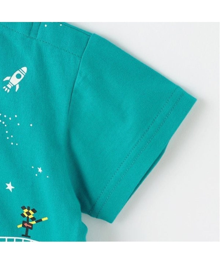 クレードスコープ(kladskap)の宇宙と電車半袖Tシャツ4