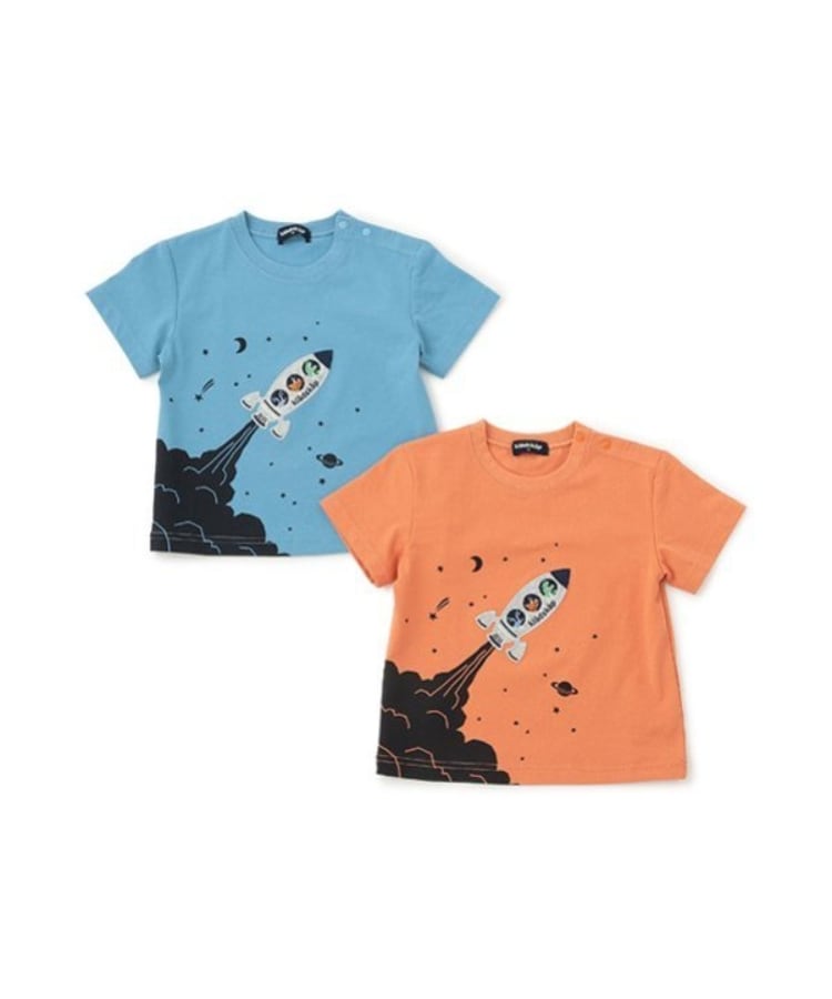 クレードスコープ(kladskap)の宇宙と恐竜半袖Tシャツ9