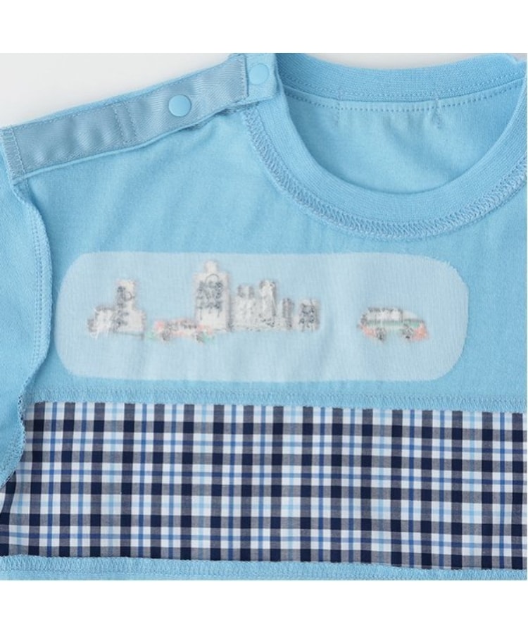 クレードスコープ(kladskap)の乗り物異素材切替半袖Tシャツ4