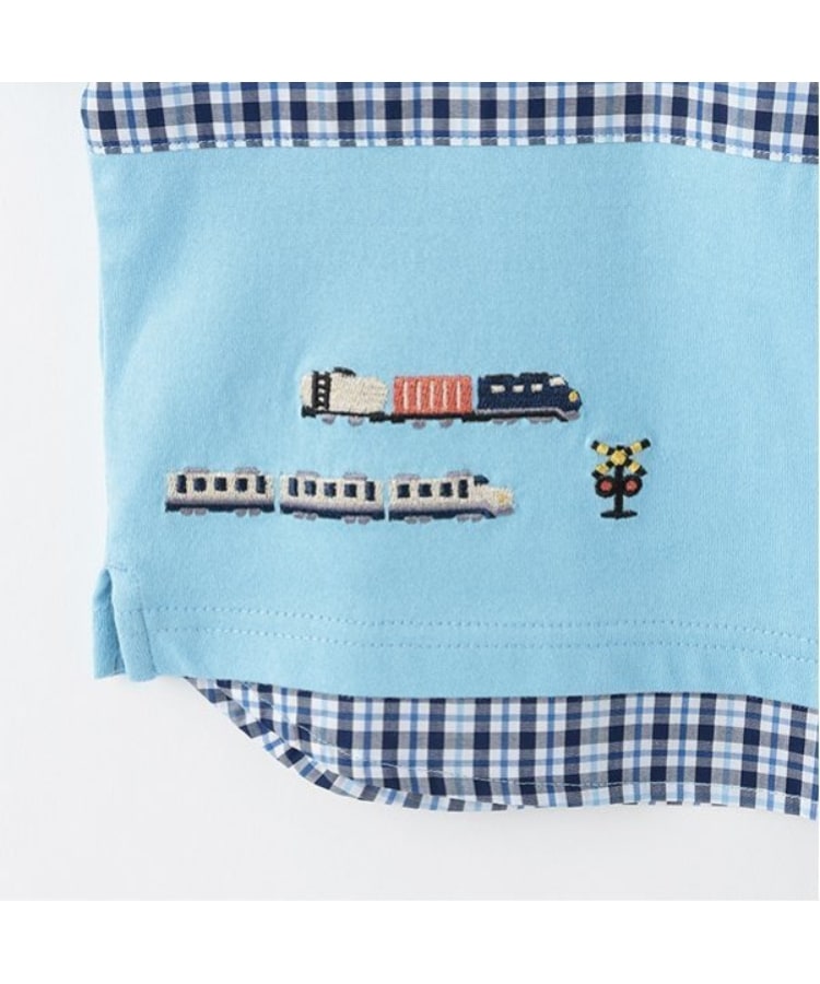 クレードスコープ(kladskap)の乗り物異素材切替半袖Tシャツ6
