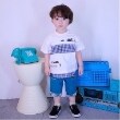 クレードスコープ(kladskap)の乗り物異素材切替半袖Tシャツ16