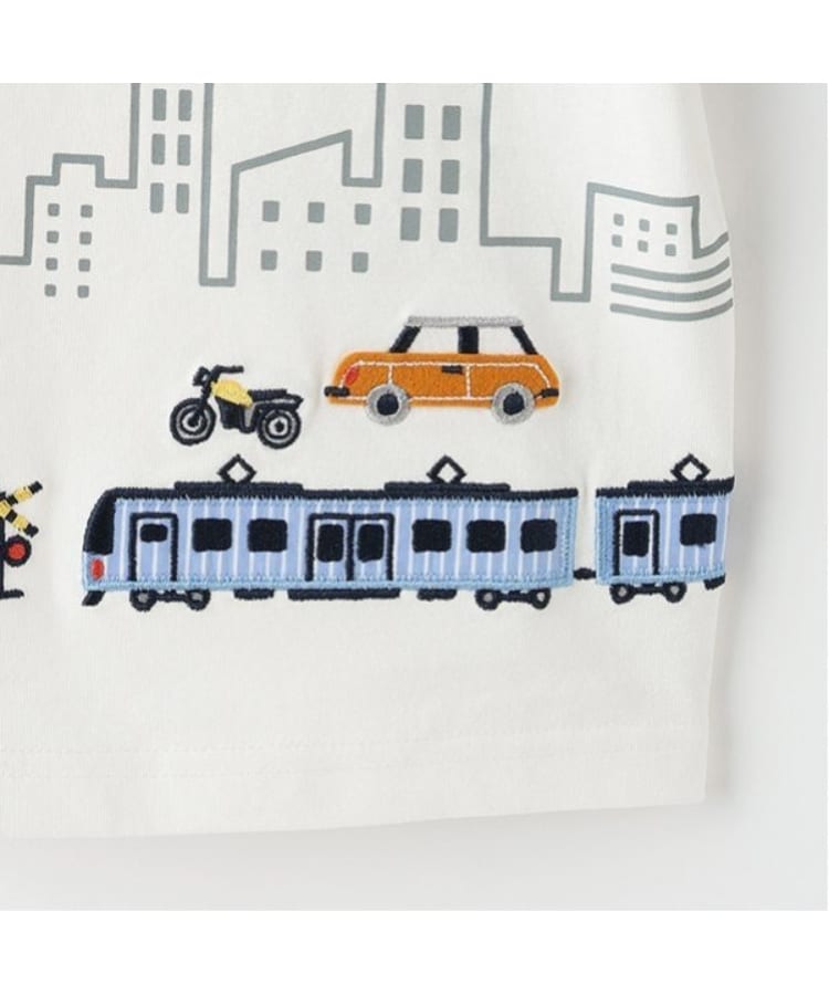 クレードスコープ(kladskap)の乗り物と街半袖Tシャツ6
