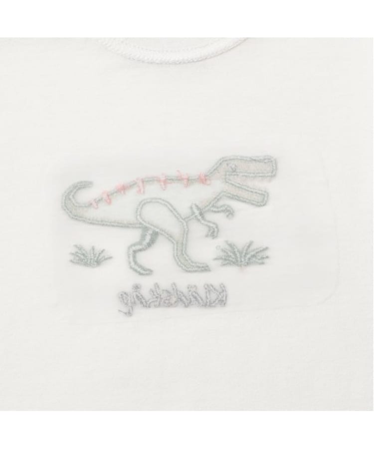 クレードスコープ(kladskap)の恐竜アップリケ半袖Tシャツセットアップ5