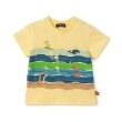 クレードスコープ(kladskap)の海の中プリント半袖Tシャツ イエロー(031)
