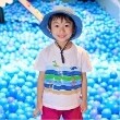 クレードスコープ(kladskap)の海の中プリント半袖Tシャツ オフホワイト(003)