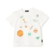 クレードスコープ(kladskap)の半袖Tシャツ【JAXA LABEL】 オフホワイト(003)