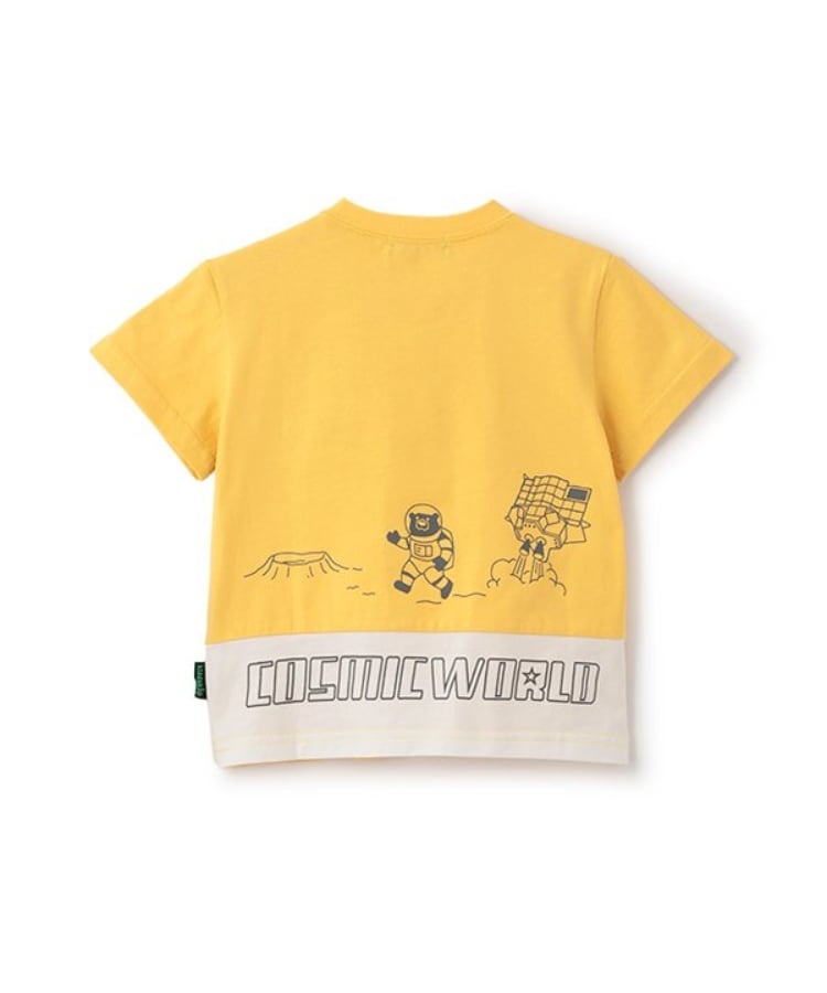 クレードスコープ(kladskap)の胸ポケット半袖Tシャツ【JAXA LABEL】1
