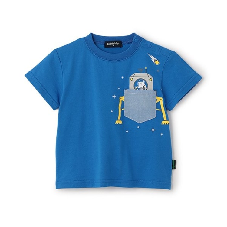 クレードスコープ(kladskap)の胸ポケット半袖Tシャツ【JAXA LABEL】 Ｔシャツ