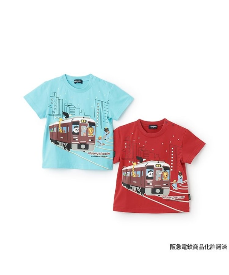 クレードスコープ(kladskap)の【阪急電鉄】蓄光プリント半袖Tシャツ10