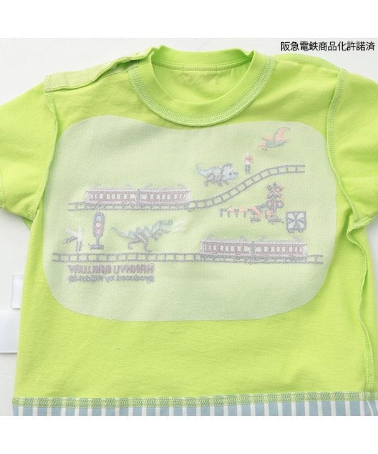 クレードスコープ(kladskap)の【阪急電鉄】裾切替半袖Tシャツ5
