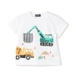 クレードスコープ(kladskap)の働く車半袖Tシャツ オフホワイト(003)
