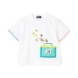 クレードスコープ(kladskap)の虫かごポケット半袖Tシャツ ホワイト(001)