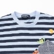 クレードスコープ(kladskap)のおばけボーダー半袖Tシャツ2