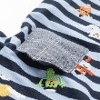 クレードスコープ(kladskap)のおばけボーダー半袖Tシャツ6