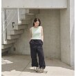 ルクナーリ(LUKU nari)のシャーリングワイドパンツ1