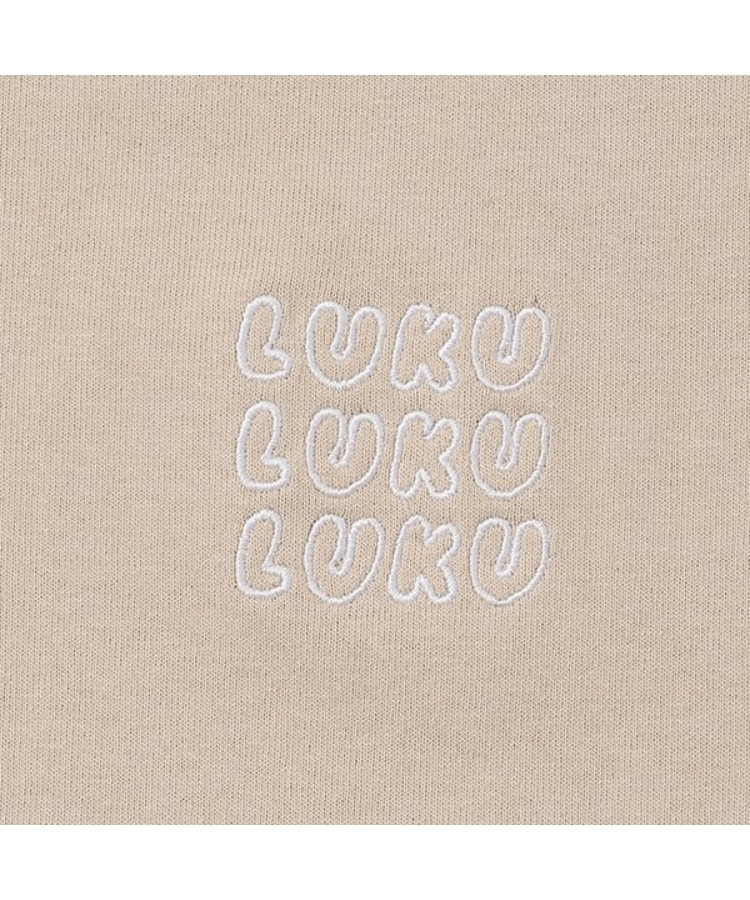 ルクナーリ(LUKU nari)のロゴ刺しゅうBIGTシャツ4