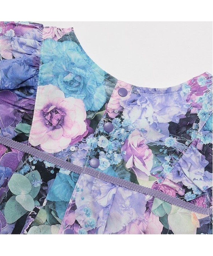 アナ スイ・ミニ(ANNA SUI mini)のBlooming Garden総柄チュニック＋2WAYオール8