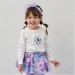 アナ スイ・ミニ(ANNA SUI mini)のネコ花刺しゅう長袖Tシャツ ホワイト(001)