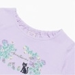アナ スイ・ミニ(ANNA SUI mini)のフラワー刺しゅうティアード長袖Tシャツ2