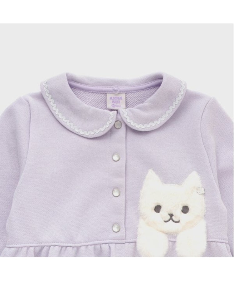 アナ スイ・ミニ(ANNA SUI mini)のネコモチーフワンピース+ティペット3
