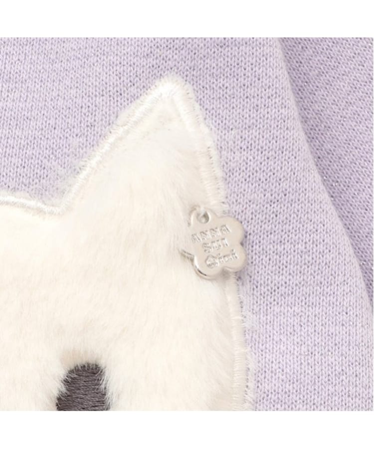 アナ スイ・ミニ(ANNA SUI mini)のネコモチーフワンピース+ティペット6