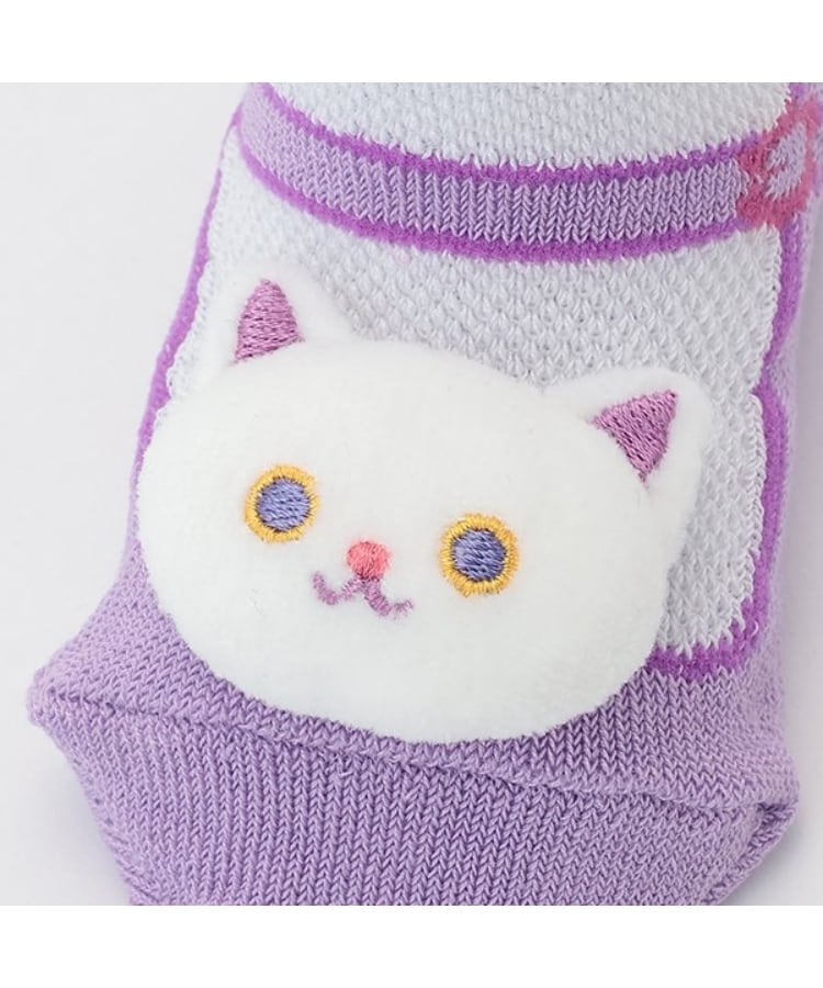 アナ スイ・ミニ(ANNA SUI mini)のネコマスコットクルーソックス4