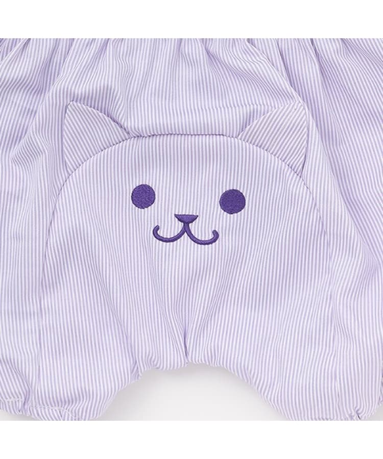 セーラートップス＋ネコカバーパンツ（ロンパース・カバーオール