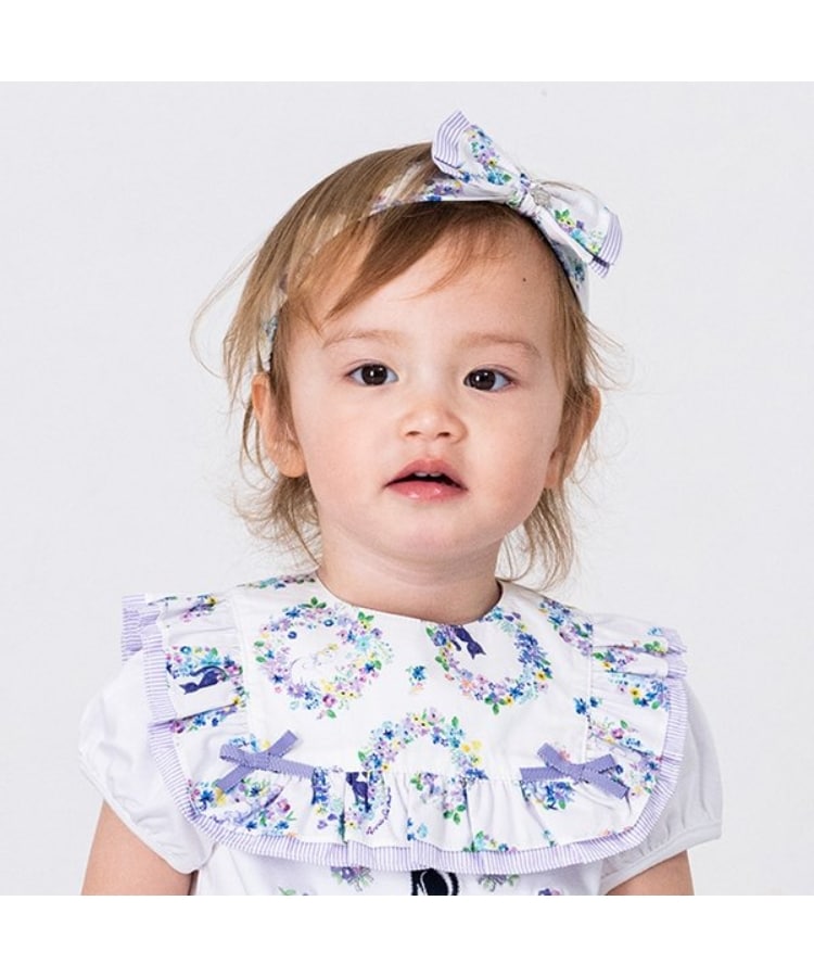 アナ スイ・ミニ(ANNA SUI mini)のフラワーリース柄リバーシブルスタイ12