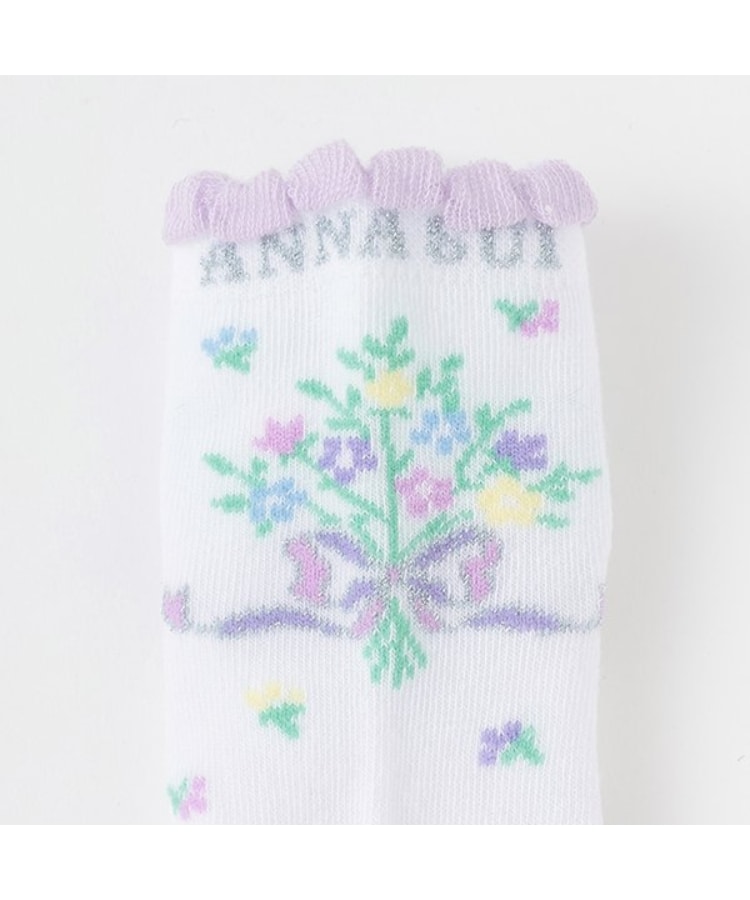 アナ スイ・ミニ(ANNA SUI mini)のブーケクルーソックス2