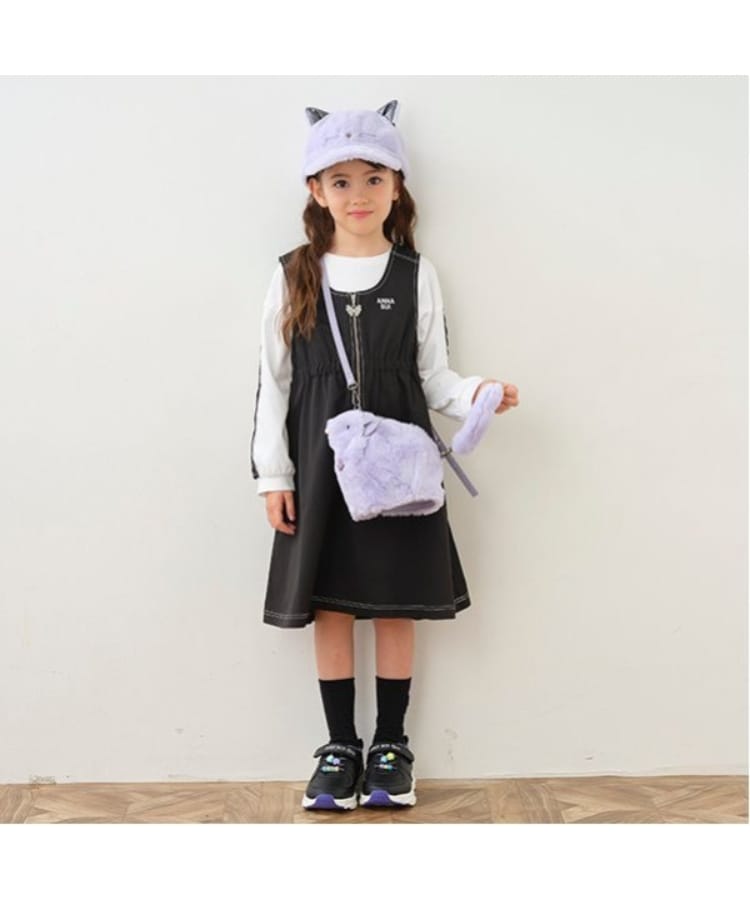 アナ スイ・ミニ(ANNA SUI mini)の前ファスナージャンバースカート17