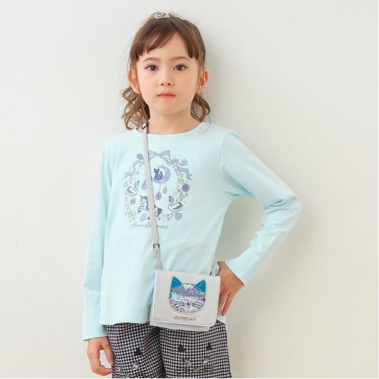 アナ スイ・ミニ(ANNA SUI mini)のドリーミー刺繍長袖Tシャツ Ｔシャツ