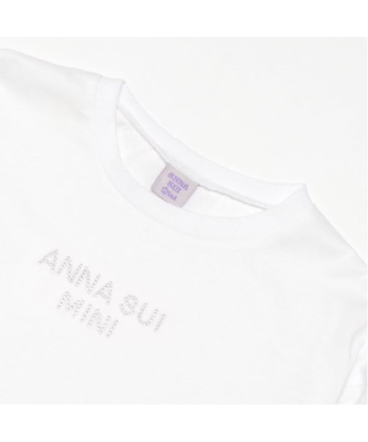 アナ スイ・ミニ(ANNA SUI mini)の袖レースロゴライン長袖Tシャツ2