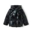 アナ スイ・ミニ(ANNA SUI mini)のフードマフラーつきショートダウン ブラック(219)