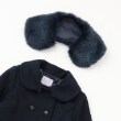 アナ スイ・ミニ(ANNA SUI mini)のファー衿ケープ取り外し可能ウールコート5