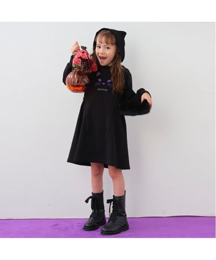 ネコカットワンピース しっぽつき(ミドルワンピース) | ANNA ネコカットワンピース しっぽつき(ミドルワンピース) | ANNA