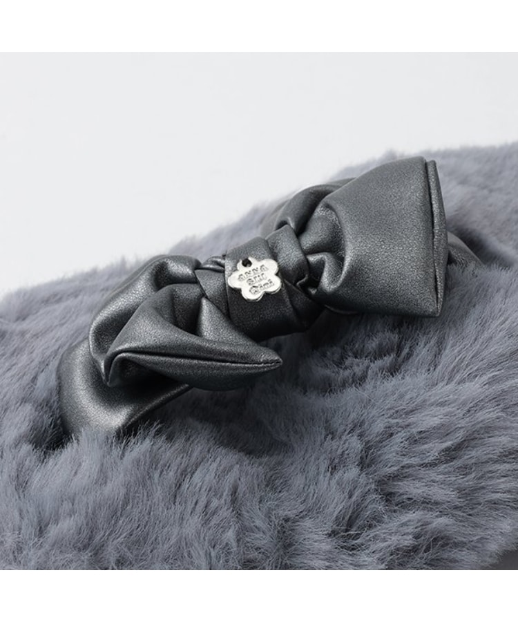 アナ スイ・ミニ(ANNA SUI mini)の合皮リボンファーマフラー4