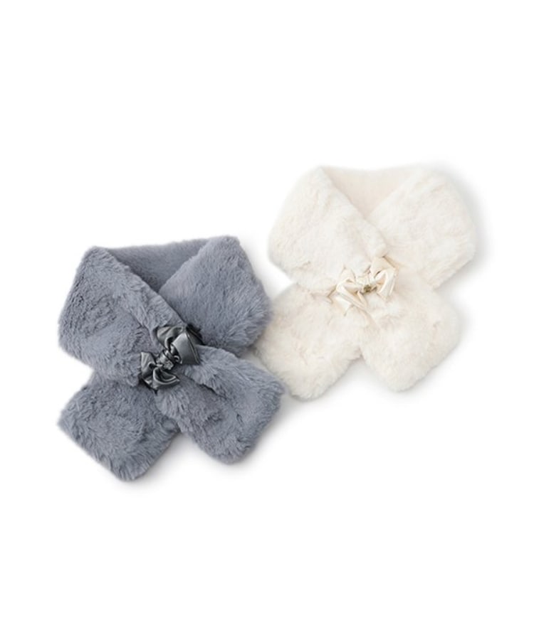 アナ スイ・ミニ(ANNA SUI mini)の合皮リボンファーマフラー5